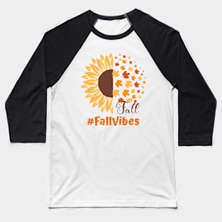 Fallvibes autumn Baseball T-Shirt